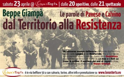 Beppe Giampà a Torino con le parole di Pavese e Calvino dal Territorio alla Resistenza – “Torino che legge”
